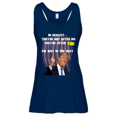 Free Trump, Free Donald Trump 2024 Ladies Essential Flowy Tank