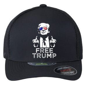 Free Trump Free Donald Trump 2024 Flexfit Unipanel Trucker Cap