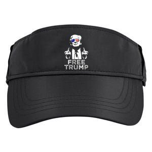 Free Trump Free Donald Trump 2024 Adult Drive Performance Visor