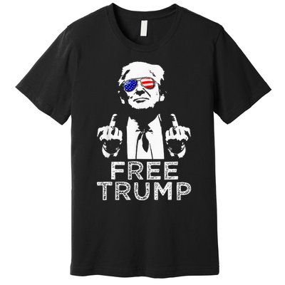 Free Trump Free Donald Trump 2024 Premium T-Shirt