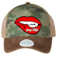 Fang Tastic Funny Vampire Lips Legacy Tie Dye Trucker Hat