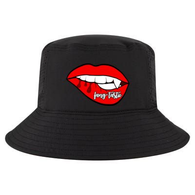 Fang Tastic Funny Vampire Lips Cool Comfort Performance Bucket Hat