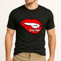 Fang Tastic Funny Vampire Lips Cooling Performance Crew T-Shirt
