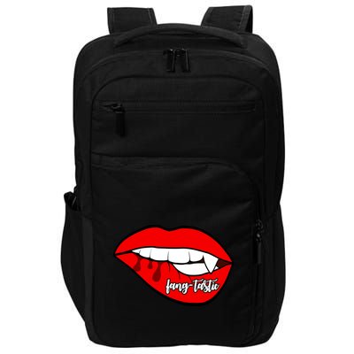 Fang Tastic Funny Vampire Lips Impact Tech Backpack