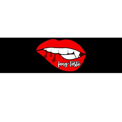 Fang Tastic Funny Vampire Lips Bumper Sticker