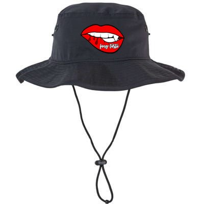 Fang Tastic Funny Vampire Lips Bucket Hat