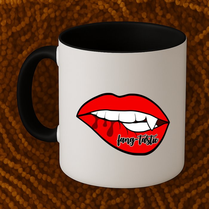 Fang Tastic Funny Vampire Lips Mug