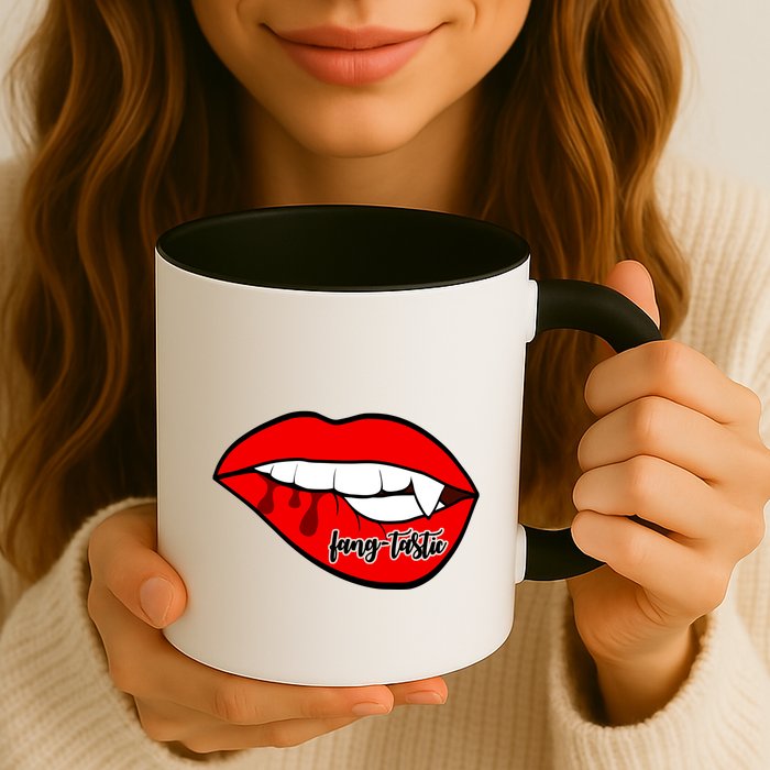 Fang Tastic Funny Vampire Lips Mug