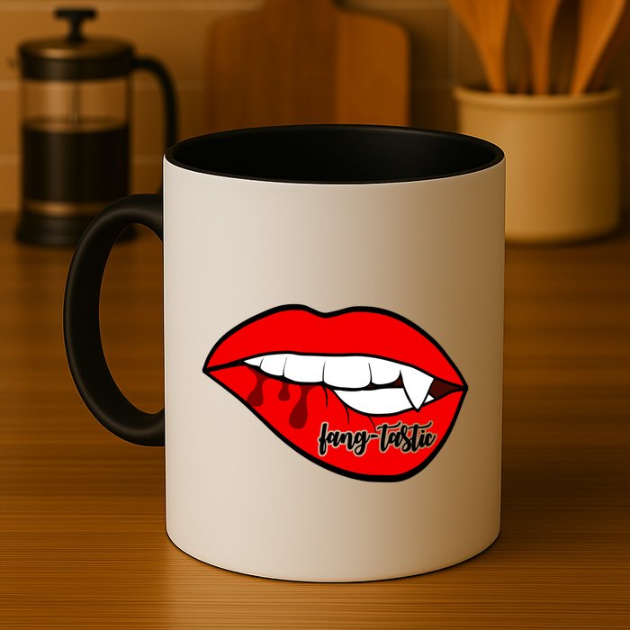 Fang Tastic Funny Vampire Lips Mug