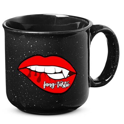 Fang Tastic Funny Vampire Lips 15oz Campfire Ceramic Mug