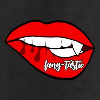 Fang Tastic Funny Vampire Lips Golf Towel
