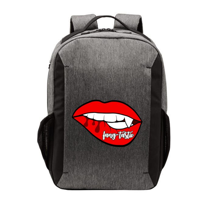 Fang Tastic Funny Vampire Lips Vector Backpack