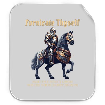 Fornicate Thyself Funny Medieval LARP Role Playing RPG Permanent Decal Sticker