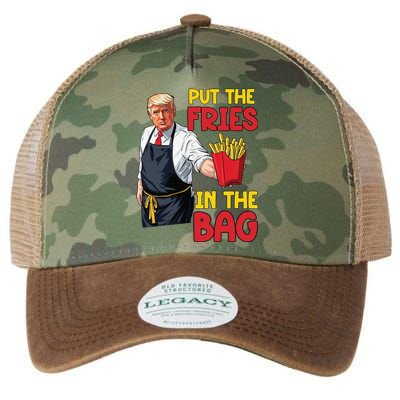 Funny Trump Fast Food Put The Fries In The Bag 2024 Legacy Tie Dye Trucker Hat