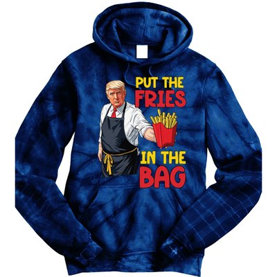 Funny Trump Fast Food Put The Fries In The Bag 2024 Tie Dye Hoodie