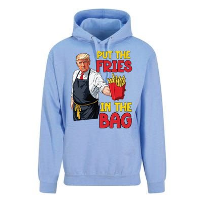 Funny Trump Fast Food Put The Fries In The Bag 2024 Unisex Surf Hoodie