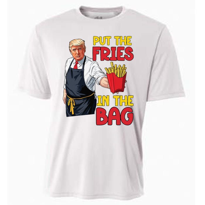 Funny Trump Fast Food Put The Fries In The Bag 2024 Cooling Performance Crew T-Shirt