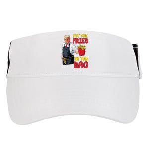 Funny Trump Fast Food Put The Fries In The Bag 2024 Adult Drive Performance Visor