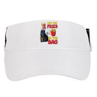 Funny Trump Fast Food Put The Fries In The Bag 2024 Adult Drive Performance Visor