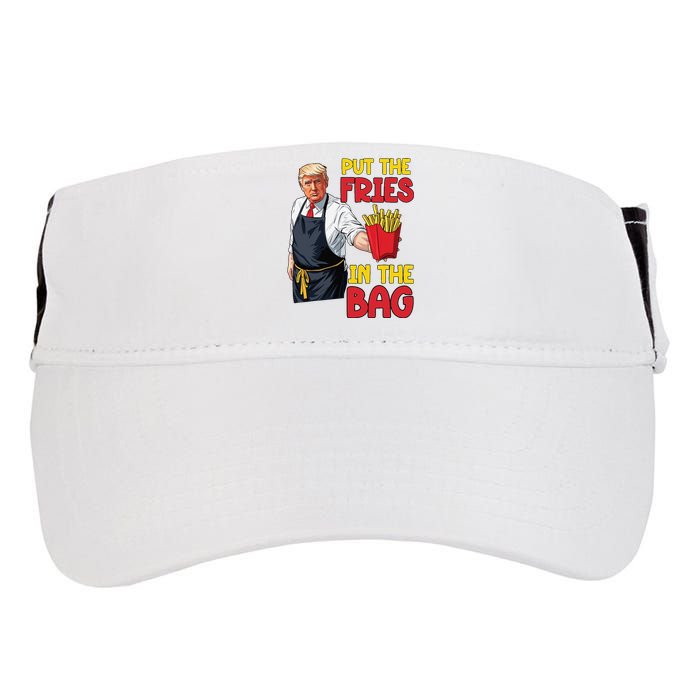 Funny Trump Fast Food Put The Fries In The Bag 2024 Adult Drive Performance Visor