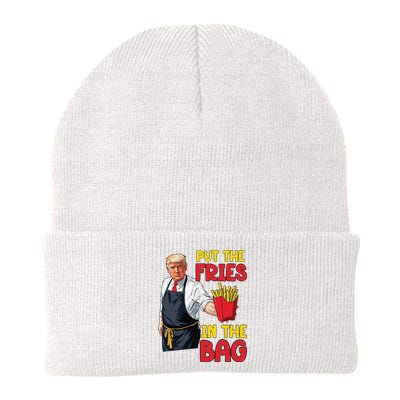 Funny Trump Fast Food Put The Fries In The Bag 2024 Knit Cap Winter Beanie