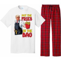 Funny Trump Fast Food Put The Fries In The Bag 2024 Pajama Set