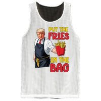 Funny Trump Fast Food Put The Fries In The Bag 2024 Mesh Reversible Basketball Jersey Tank