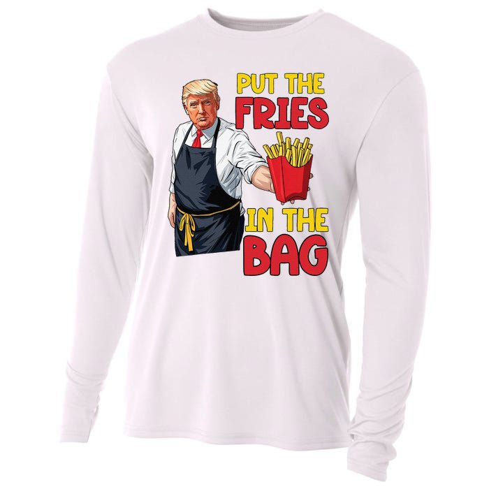 Funny Trump Fast Food Put The Fries In The Bag 2024 Cooling Performance Long Sleeve Crew