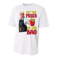 Funny Trump Fast Food Put The Fries In The Bag 2024 Performance Sprint T-Shirt