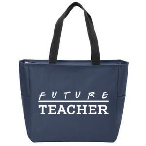 Future Teacher Zip Tote Bag