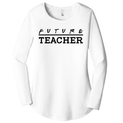 Future Teacher Women's Perfect Tri Tunic Long Sleeve Shirt