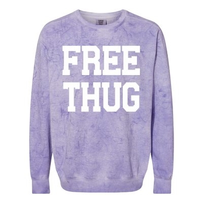 Free Thug Colorblast Crewneck Sweatshirt