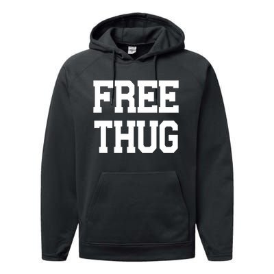 Free Thug Performance Fleece Hoodie