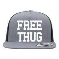 Free Thug Flat Bill Trucker Hat