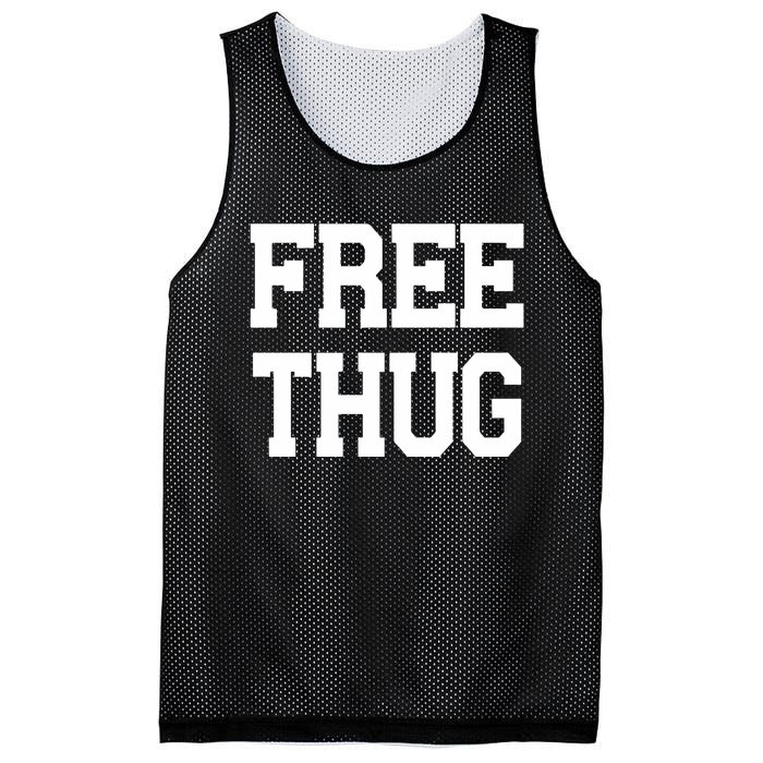 Free Thug Mesh Reversible Basketball Jersey Tank