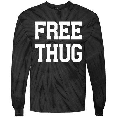 Free Thug Tie-Dye Long Sleeve Shirt