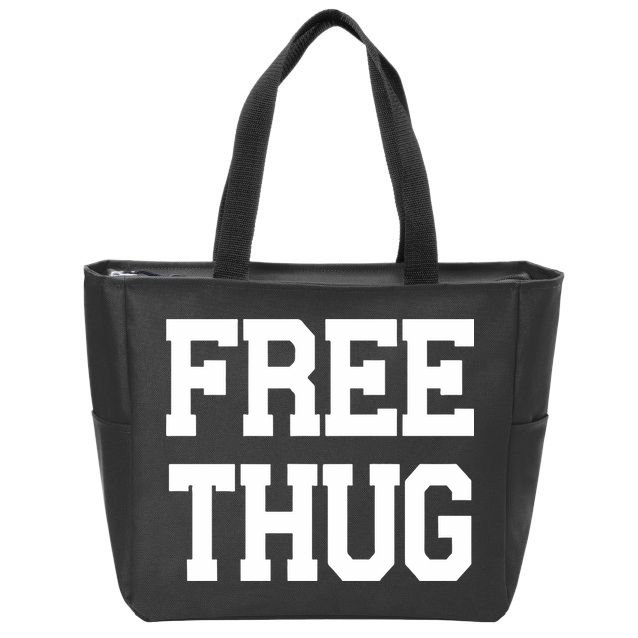 Free Thug Zip Tote Bag