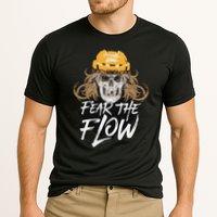Fear The Flow Funny Hockey Hair Cooling Performance Crew T-Shirt