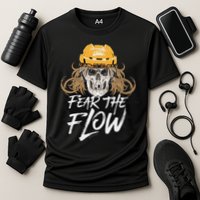 Fear The Flow Funny Hockey Hair Cooling Performance Crew T-Shirt