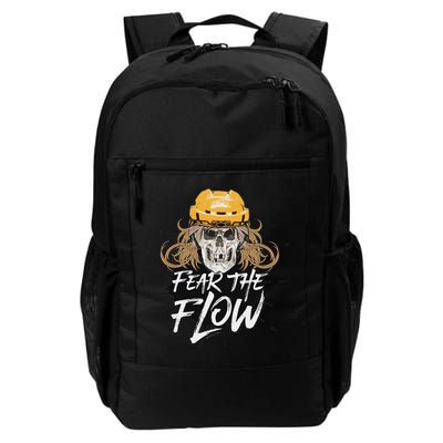 Fear The Flow Funny Hockey Hair Backpack