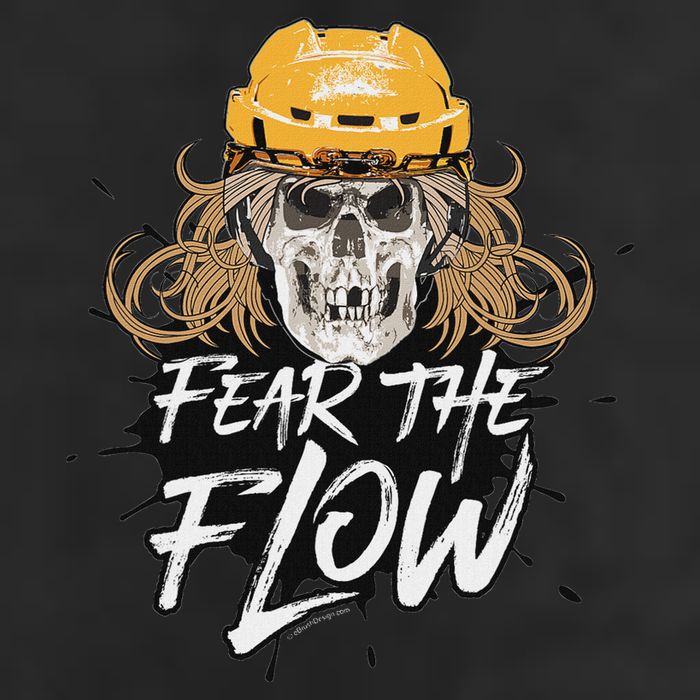 Fear The Flow Funny Hockey Hair Hat