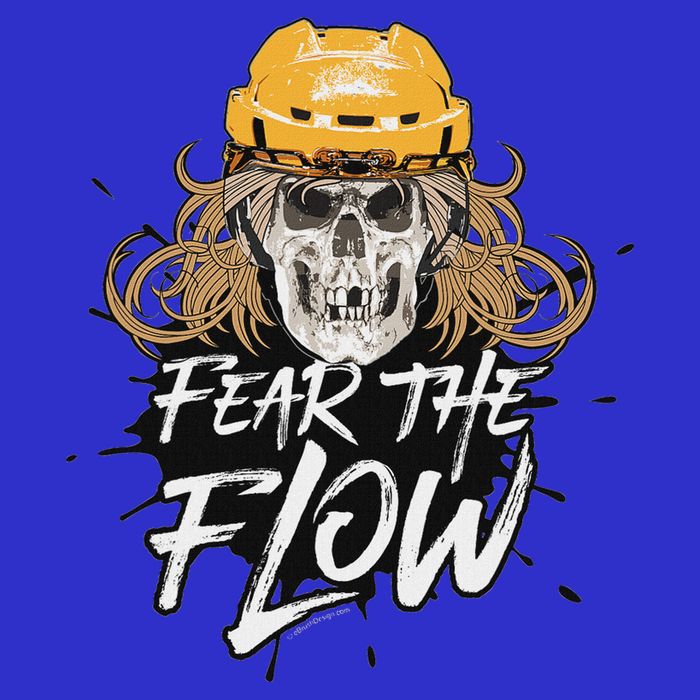 Fear The Flow Funny Hockey Hair 16 in Basic Backpack