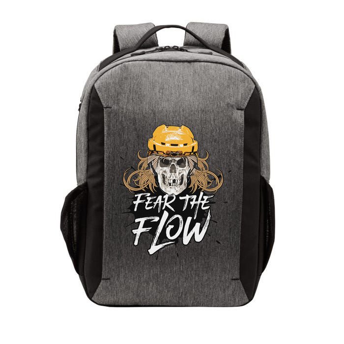 Fear The Flow Funny Hockey Hair Vector Backpack