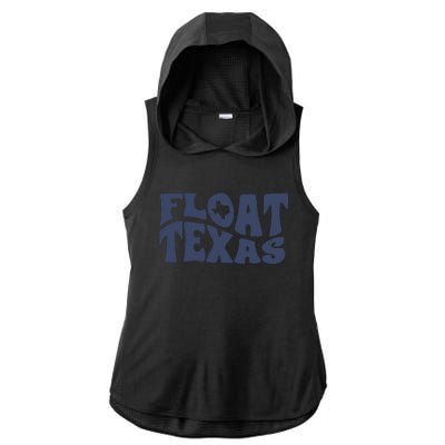 Float Texas Ladies PosiCharge Tri-Blend Wicking Draft Hoodie Tank