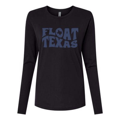 Float Texas Womens Cotton Relaxed Long Sleeve T-Shirt