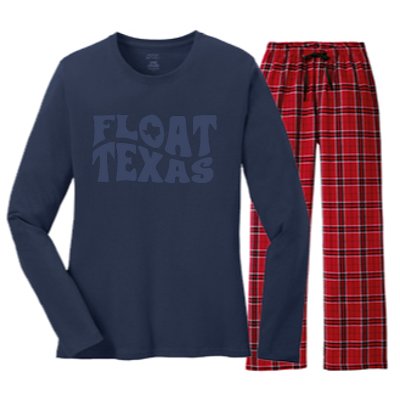 Float Texas Women's Long Sleeve Flannel Pajama Set 