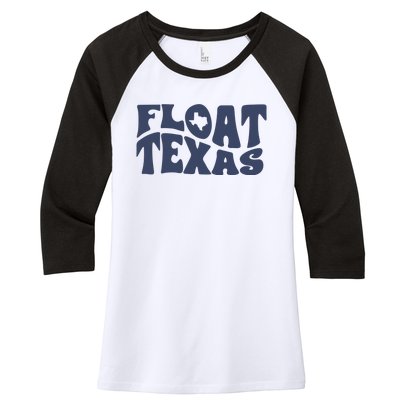 Float Texas Women's Tri-Blend 3/4-Sleeve Raglan Shirt