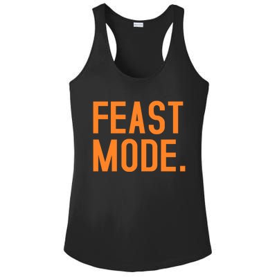 Funny Thanksgiving Fall Feast Mode Gift Ladies PosiCharge Competitor Racerback Tank