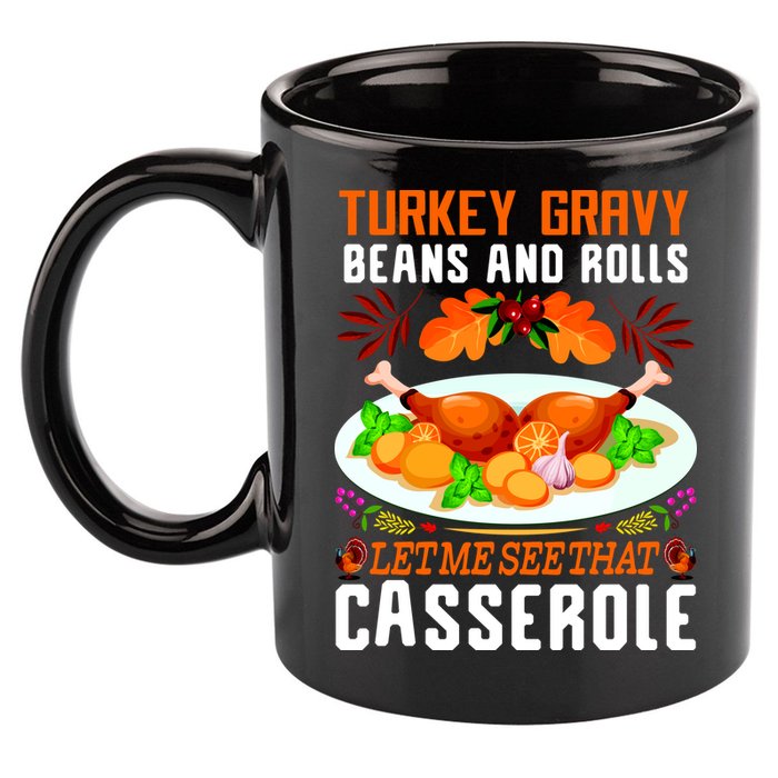 Funny Thanksgiving Food 11oz C Handle Ceramic Mug