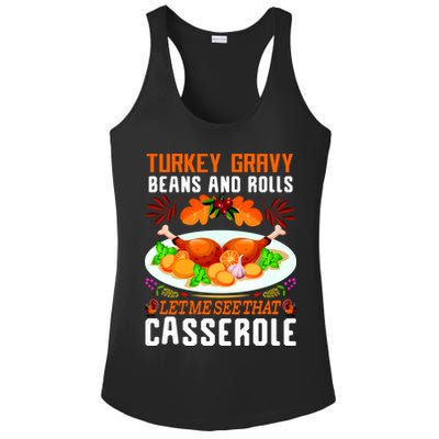Funny Thanksgiving Food Ladies PosiCharge Competitor Racerback Tank